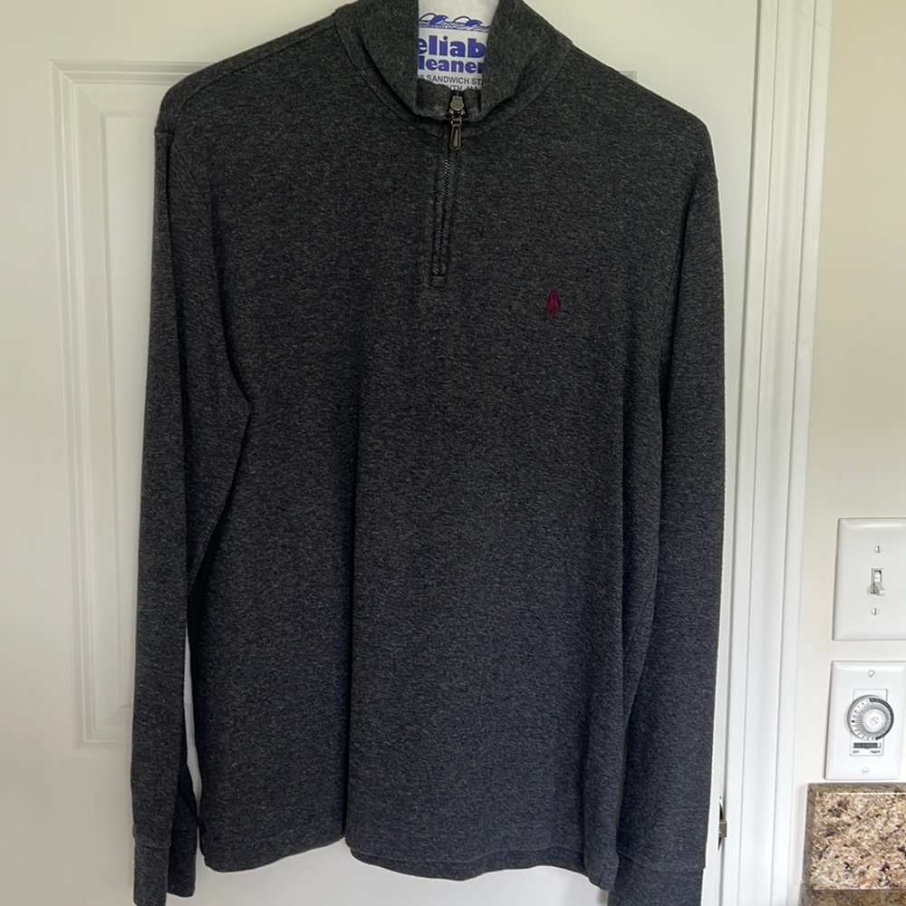 Men’s polo Ralph Lauren, quarter long sleeve pull over